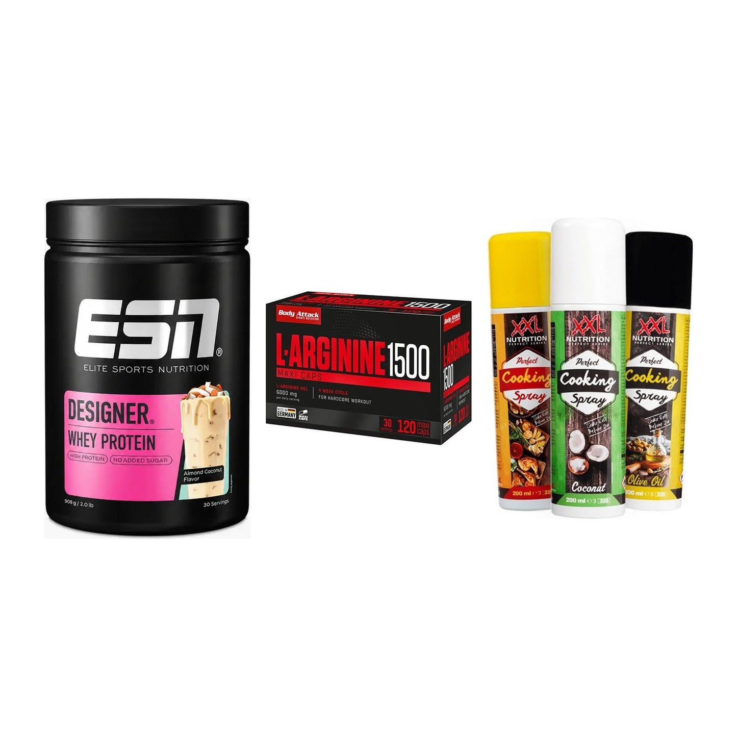 Definitionsphase-Set: ESN Designer + Body Attack + XXL Nutrition – alle enthaltenen Artikel
