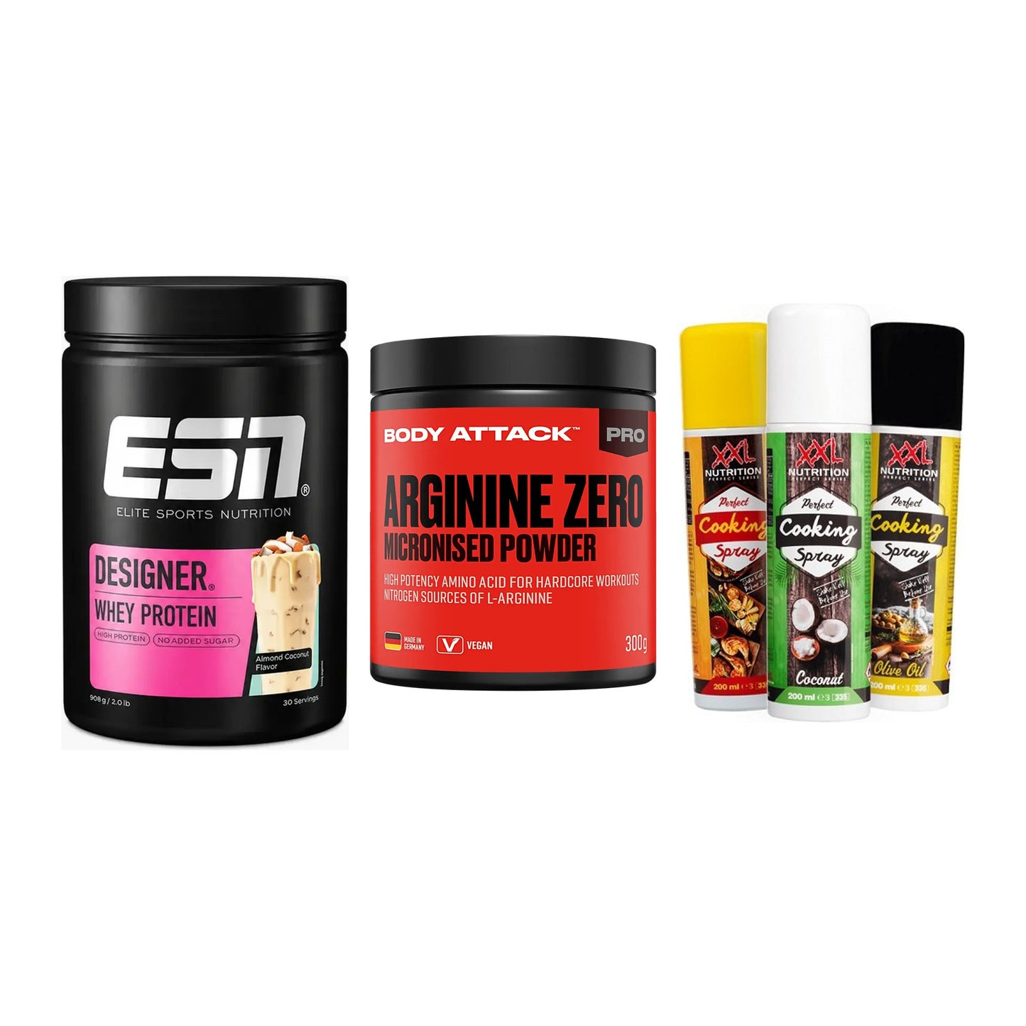 Definitionsphase-Set: ESN Designer + Body Attack + XXL Nutrition – alle enthaltenen Artikel