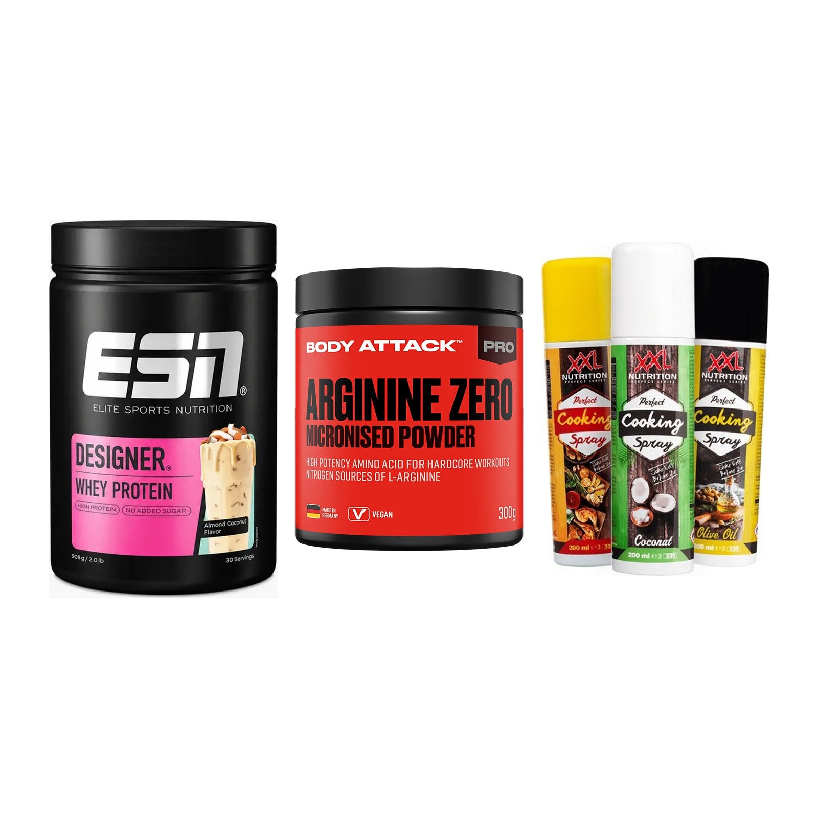 Definitionsphase-Set: ESN Designer + Body Attack + XXL Nutrition – alle enthaltenen Artikel