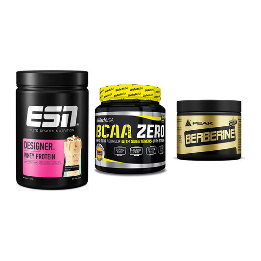 Definitionsphase-Set: ESN Designer + BioTech BCAA + Peak Berberine – alle enthaltenen Artikel