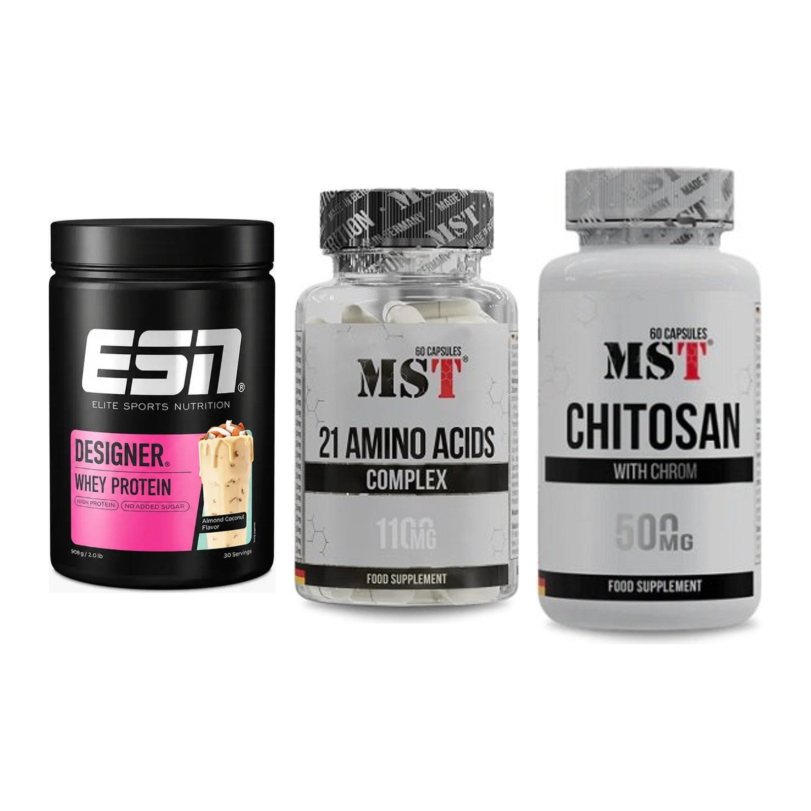 Definitionsphase-Set: ESN Designer + MST 21 Amino + MST Chitosan – alle enthaltenen Artikel