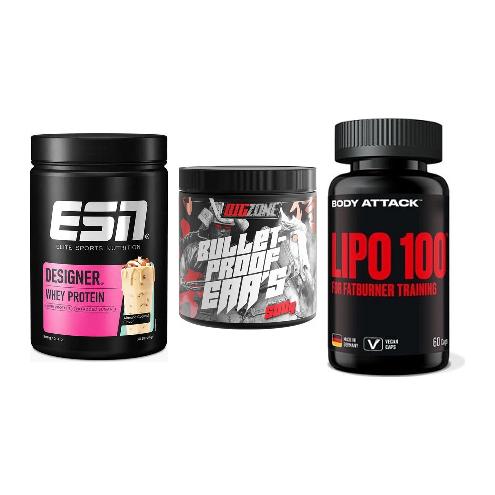 Definitionsphase-Set: ESN Designer + Big Zone + Body Attack – alle enthaltenen Artikel