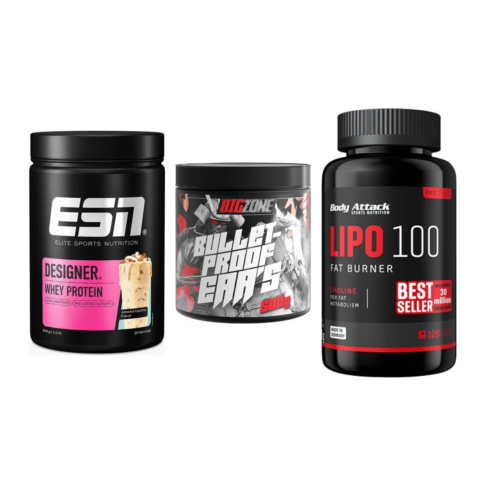 Definitionsphase-Set: ESN Designer + Big Zone + Body Attack – alle enthaltenen Artikel