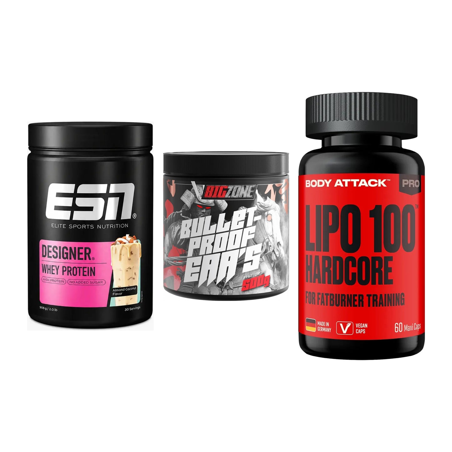 Definitionsphase-Set: ESN Designer + Big Zone + Body Attack – alle enthaltenen Artikel