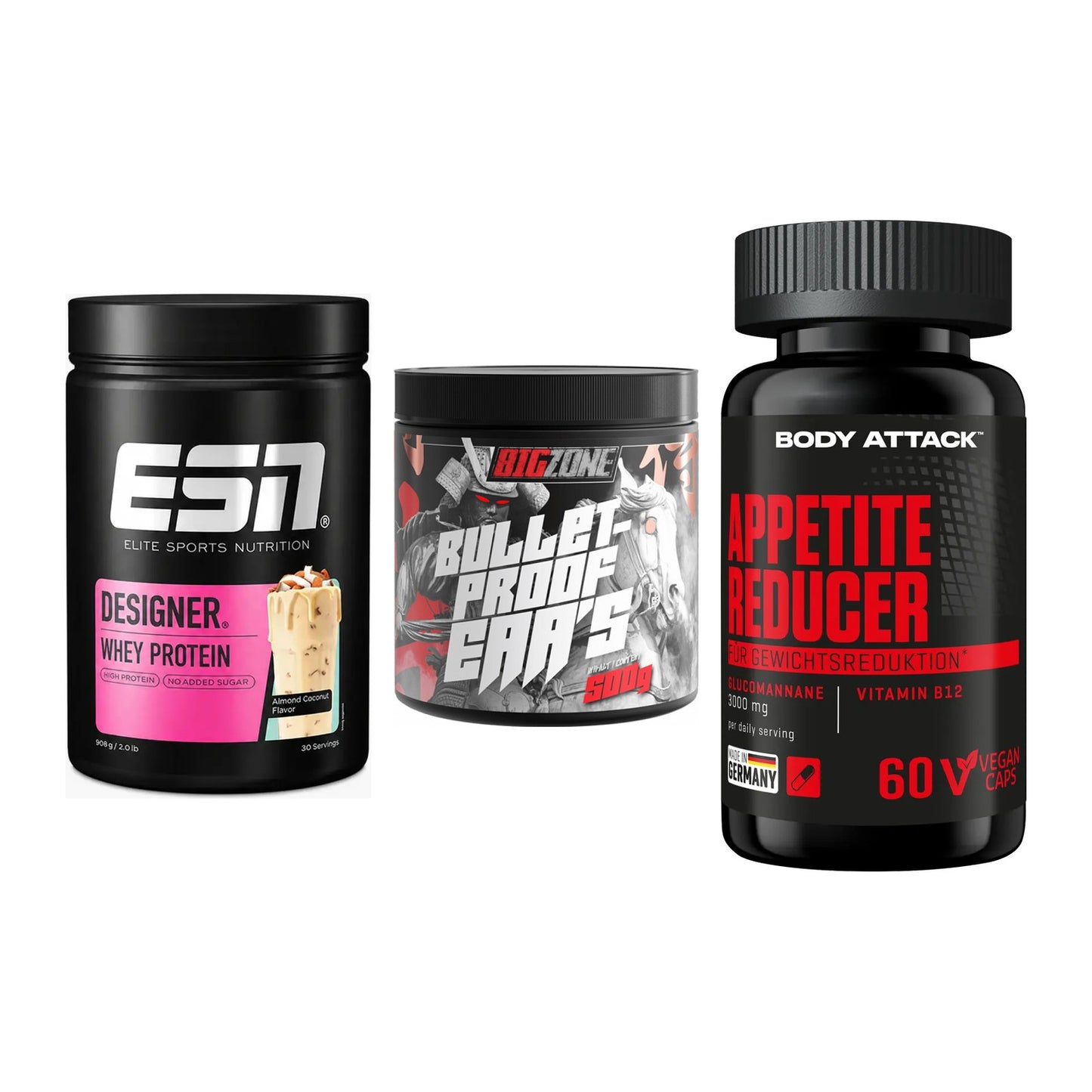 Definitionsphase-Set: ESN Designer + Big Zone + Body Attack – alle enthaltenen Artikel