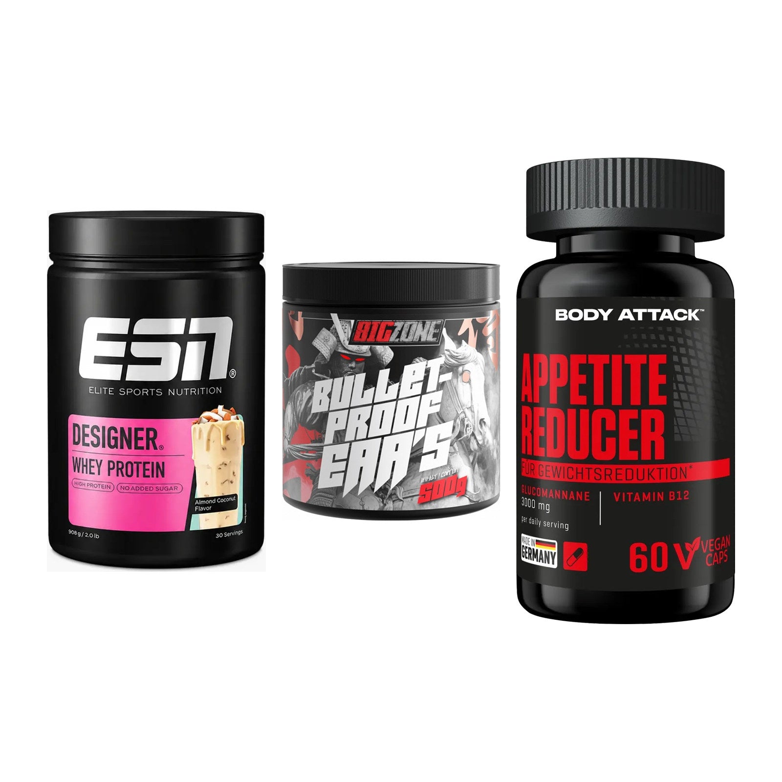 Definitionsphase-Set: ESN Designer + Big Zone + Body Attack – alle enthaltenen Artikel