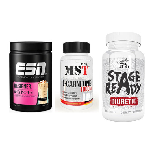 Definitionsphase-Set: ESN Designer + MST L-Carnitin + 5% Nutrition – alle enthaltenen Artikel
