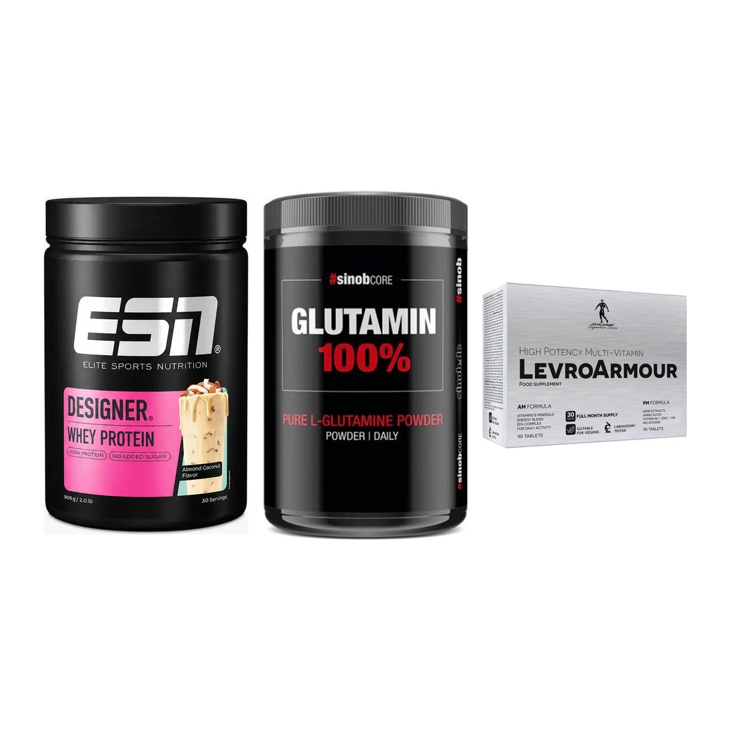 Definitionsphase-Set: ESN Designer + Sinob Core + Kevin Levrone – alle enthaltenen Artikel