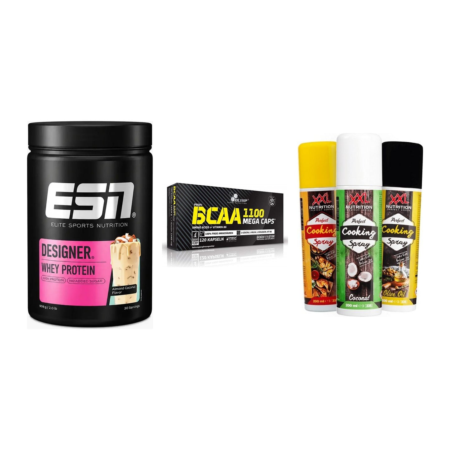 Definitionsphase-Set: ESN Designer + Olimp BCAA + XXL Nutrition – alle enthaltenen Artikel