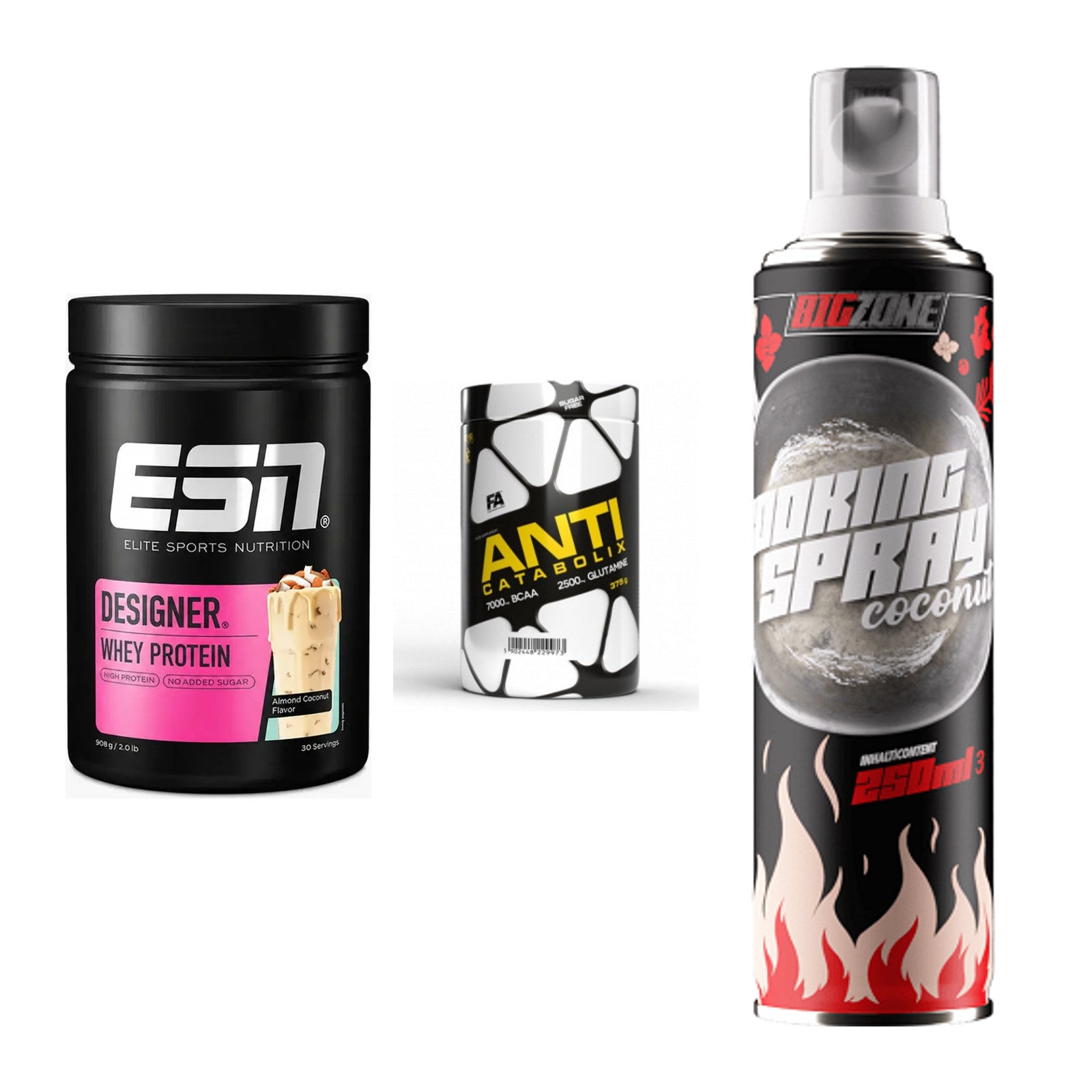 Definitionsphase-Set: ESN Designer + FA Nutrition + Big Zone – alle enthaltenen Artikel