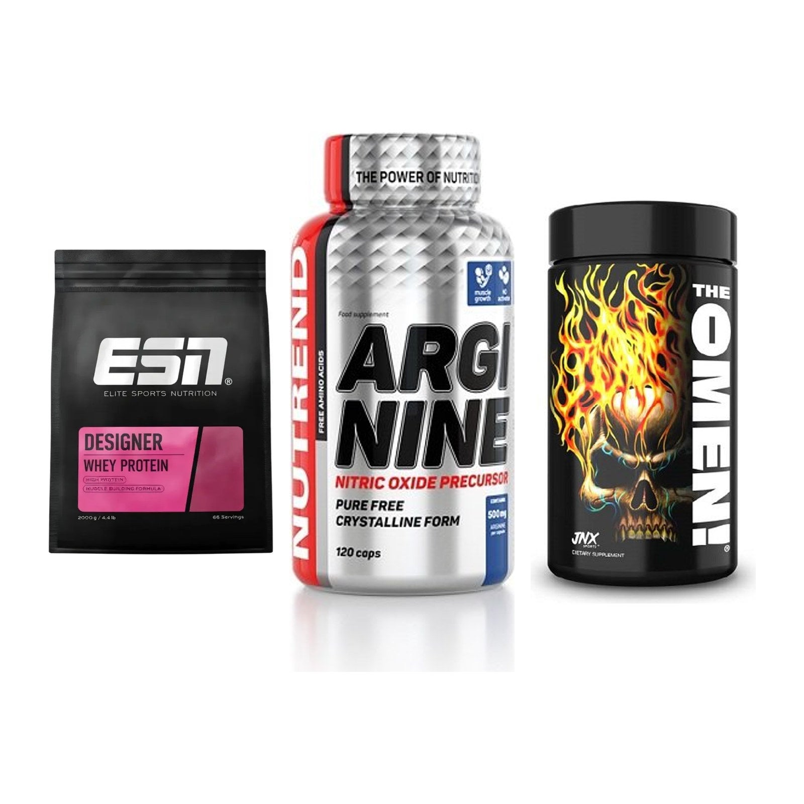 Definitionsphase-Set: ESN Designer + Nutrend Argini + JNX Sports – alle enthaltenen Artikel