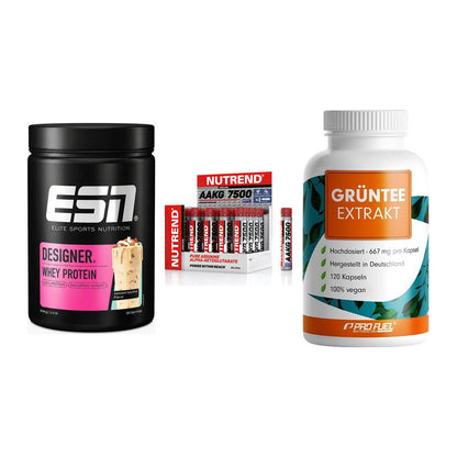 Definitionsphase-Set: ESN Designer + Nutrend AAKG + ProFuel Grünte – alle enthaltenen Artikel