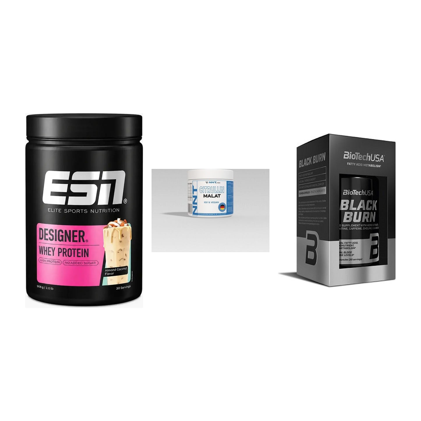 Definitionsphase-Set: ESN Designer + NNT Citrullin + BioTech Black – alle enthaltenen Artikel