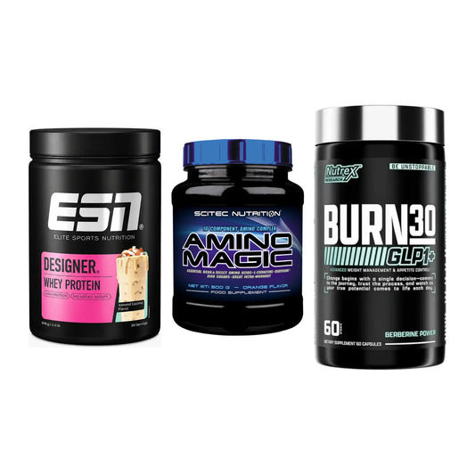Definitionsphase-Set: ESN Designer + Scitec Amino + Nutrex Burn 30 – alle enthaltenen Artikel
