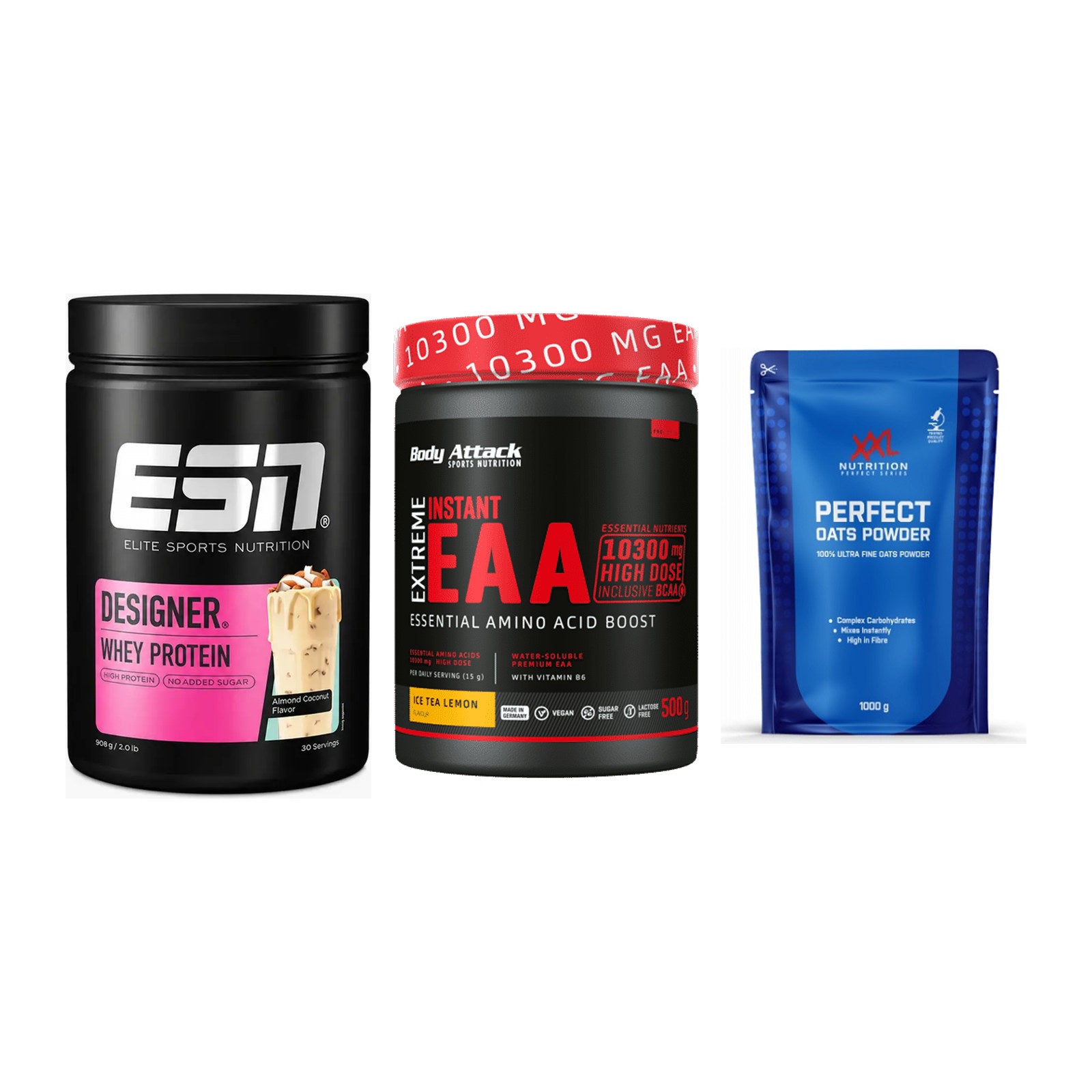 Definitionsphase-Set: ESN Designer + Body Attack + XXL Nutrition – alle enthaltenen Artikel