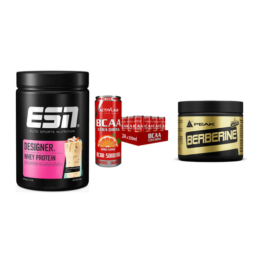 Definitionsphase-Set: ESN Designer + Activlab BCAA + Peak Berberine – alle enthaltenen Artikel