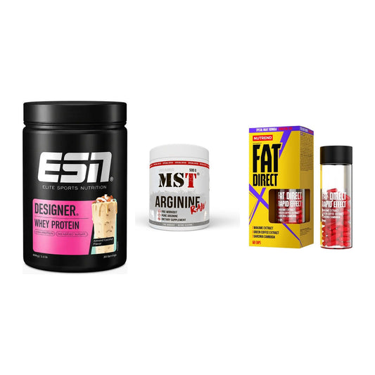 Definitionsphase-Set: ESN Designer + MST Arginine + Nutrend Fat – alle enthaltenen Artikel