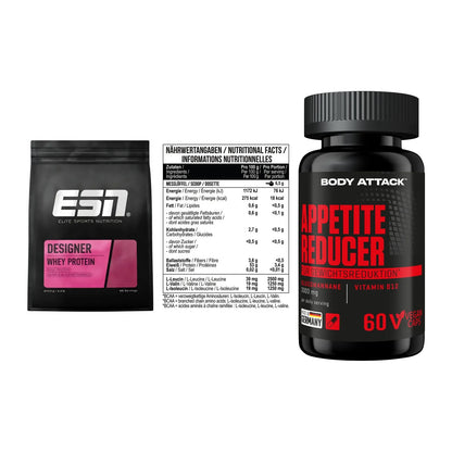 Definitionsphase-Set: ESN Designer + MST BCAA Zero + Body Attack – alle enthaltenen Artikel