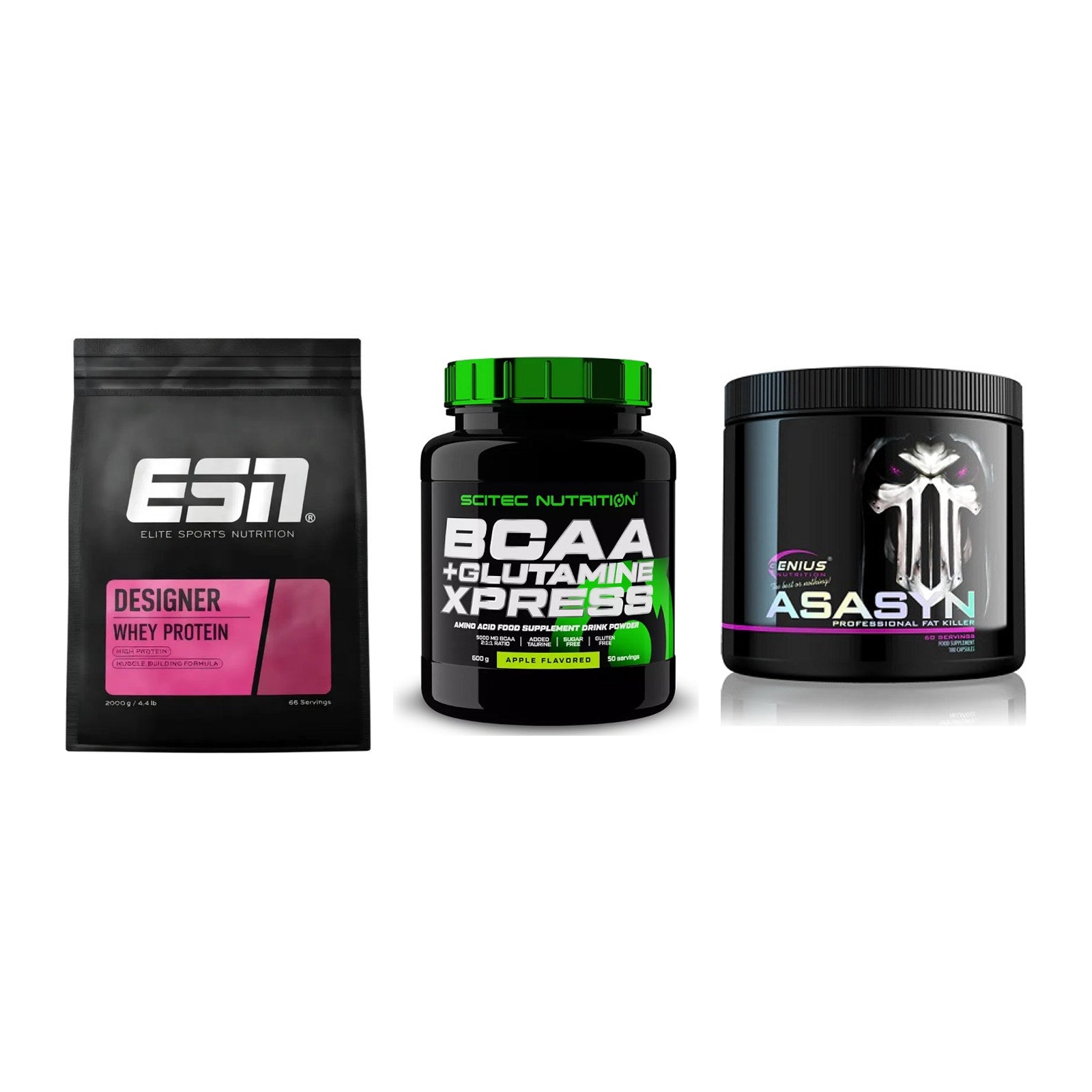 Definitionsphase-Set: ESN Designer + Scitec BCAA + Genius Nutriti – alle enthaltenen Artikel
