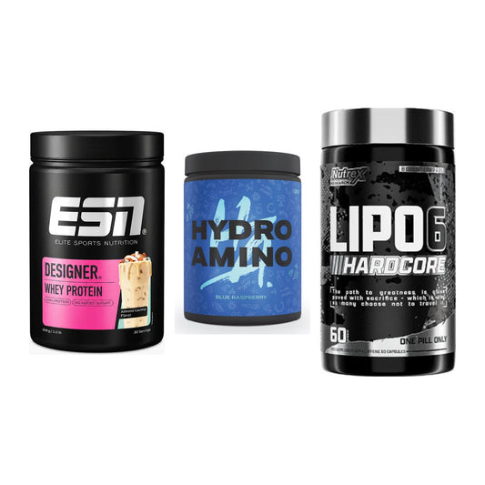 Definitionsphase-Set: ESN Designer + Nanosupps + Nutrex Lipo 6 – alle enthaltenen Artikel