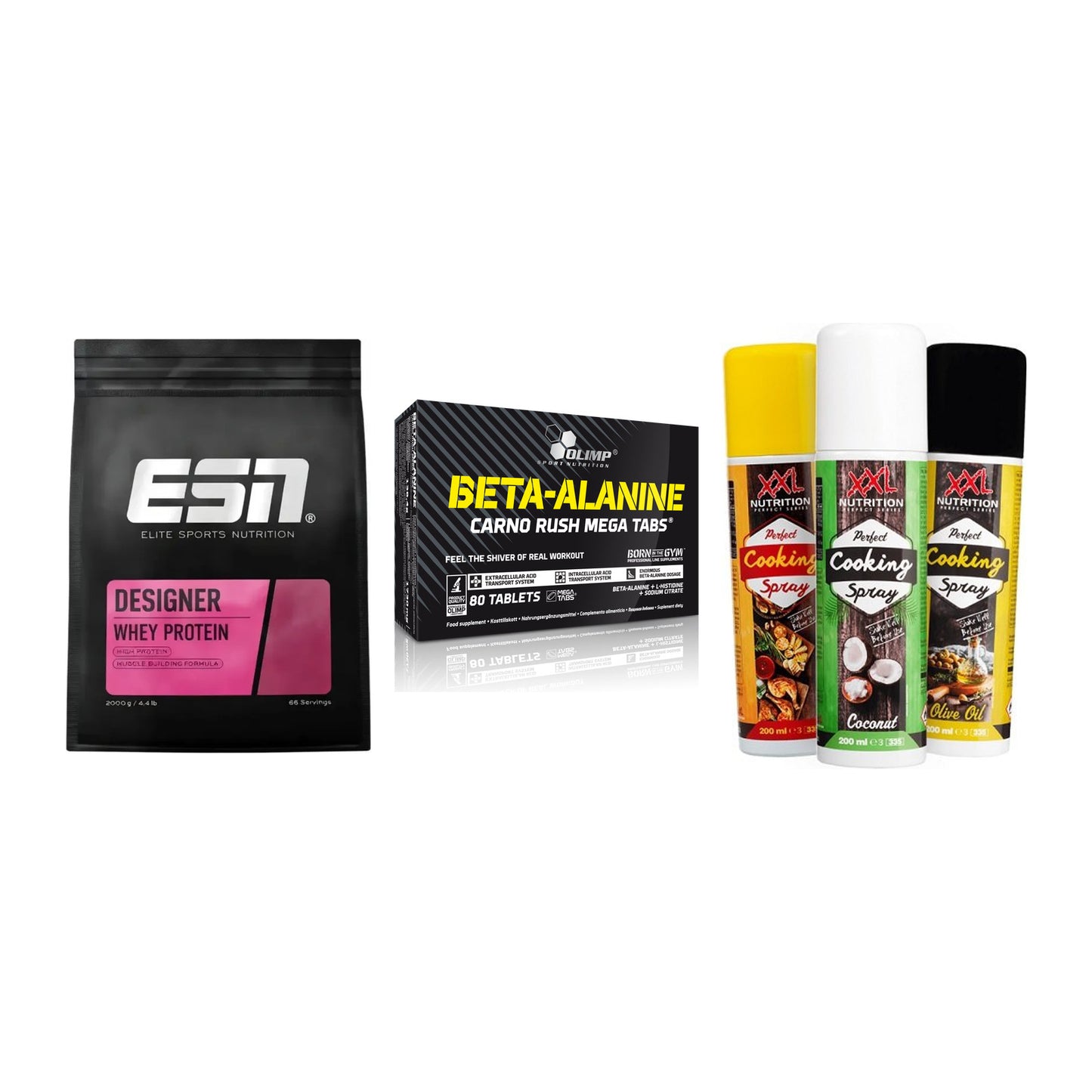Definitionsphase-Set: ESN Designer + Olimp Beta-Ala + XXL Nutrition – alle enthaltenen Artikel