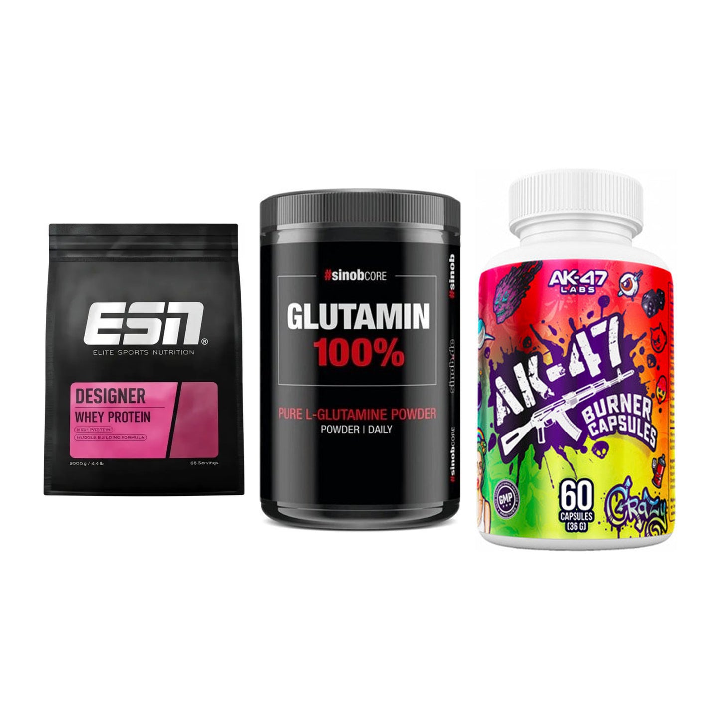 Definitionsphase-Set: ESN Designer + Sinob Core + AK47 Labs – alle enthaltenen Artikel