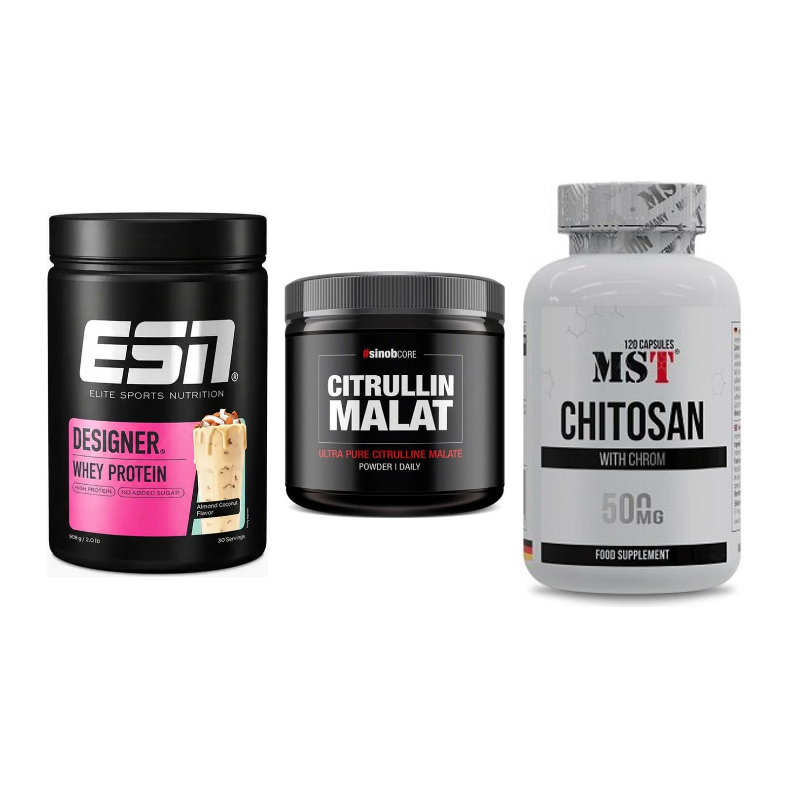Definitionsphase-Set: ESN Designer + Sinob Core + MST Chitosan – alle enthaltenen Artikel