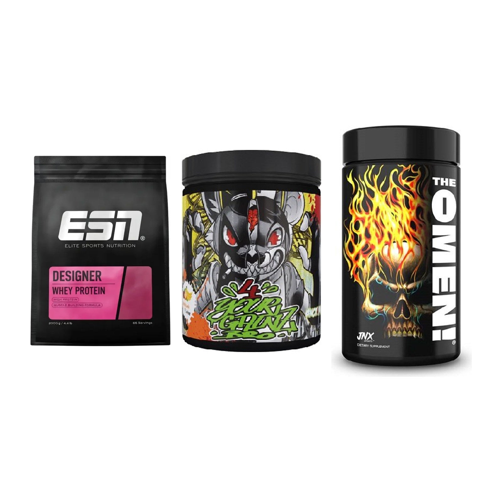 Definitionsphase-Set: ESN Designer + BPS-Pharma + JNX Sports – alle enthaltenen Artikel