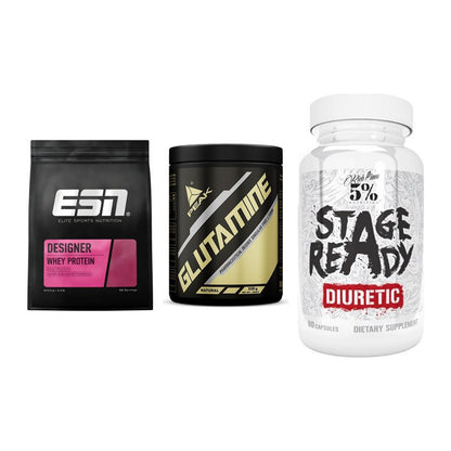 Definitionsphase-Set: ESN Designer + Peak Glutamin + 5% Nutrition – alle enthaltenen Artikel