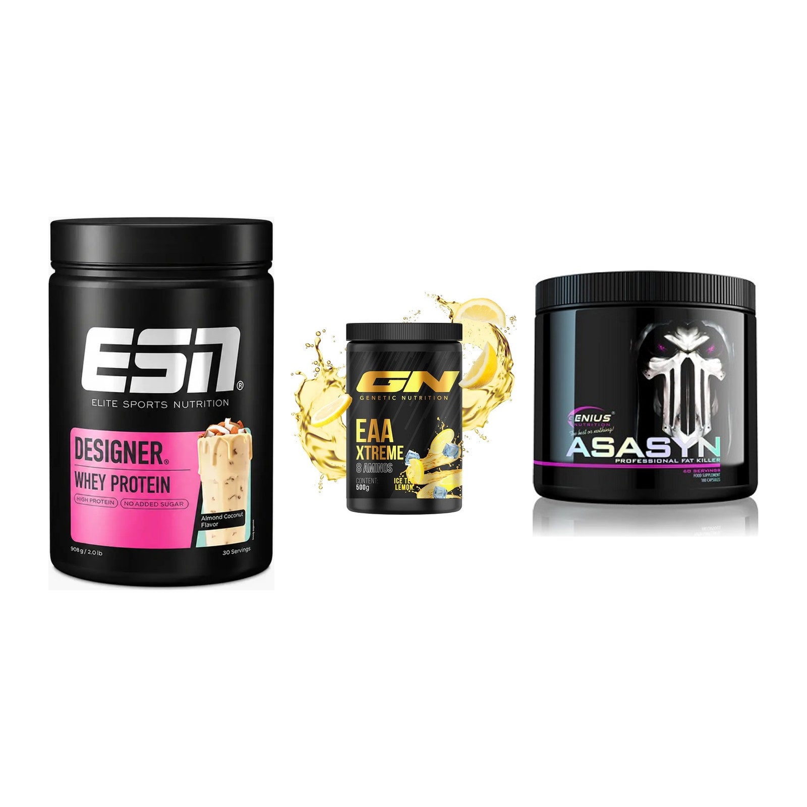 Definitionsphase-Set: ESN Designer + GN EAA Xtreme + Genius Nutriti – alle enthaltenen Artikel