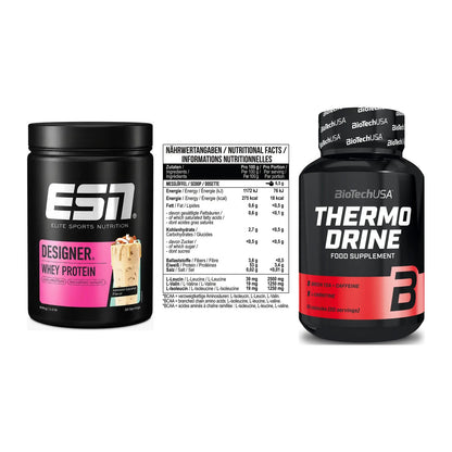 Definitionsphase-Set: ESN Designer + MST BCAA Zero + BioTech Thermo – alle enthaltenen Artikel