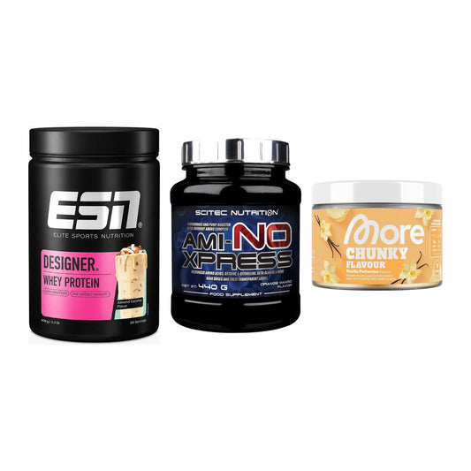 Definitionsphase-Set: ESN Designer + Scitec Ami-NO + More Nutrition – alle enthaltenen Artikel