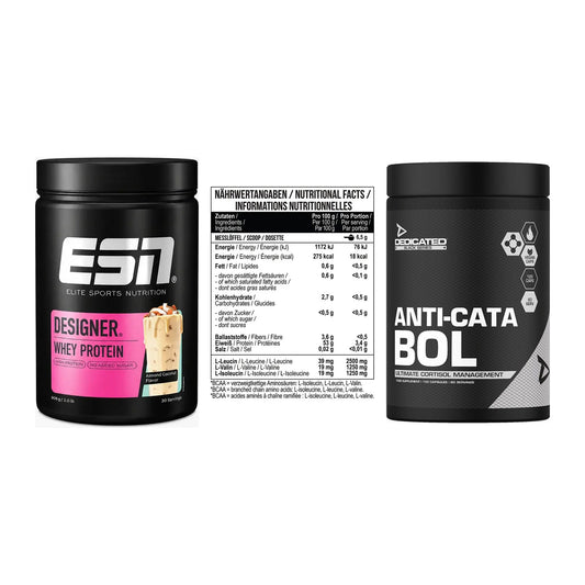 Definitionsphase-Set: ESN Designer + MST BCAA Zero + Dedicated – alle enthaltenen Artikel