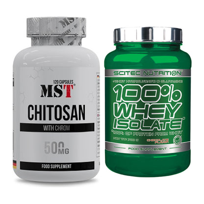 Diät-Duo: MST Chitosan + Chrom + Scitec Whey Isolate – alle enthaltenen Artikel