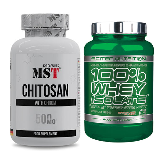 Diät-Duo: MST Chitosan + Chrom + Scitec Whey Isolate – alle enthaltenen Artikel