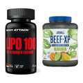 Diät-Duo: Body Attack Lipo 100 + Applied Nutrition Clear Beef XP – alle enthaltenen Artikel