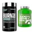 Diät-Duo: Nutrex Burn 30 GLP1+ Control + Scitec Whey Isolate – alle enthaltenen Artikel