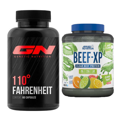 Diät-Duo: GN 110 Fahrenheit Burner + Applied Nutrition Clear Beef XP – alle enthaltenen Artikel