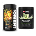 Diät-Duo: JNX Sports The Omen! 100 + MaxiNutrition MaxClear 100% – alle enthaltenen Artikel
