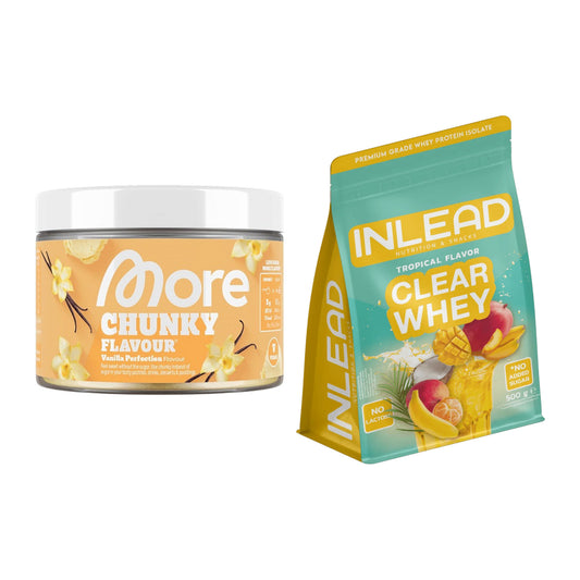 Diät-Duo: More Nutrition Chunky Flavour + INLEAD Clear Whey Isolate – alle enthaltenen Artikel