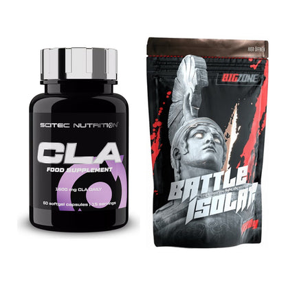 Diät-Duo: Scitec CLA + Big Zone Battle Isolate – alle enthaltenen Artikel