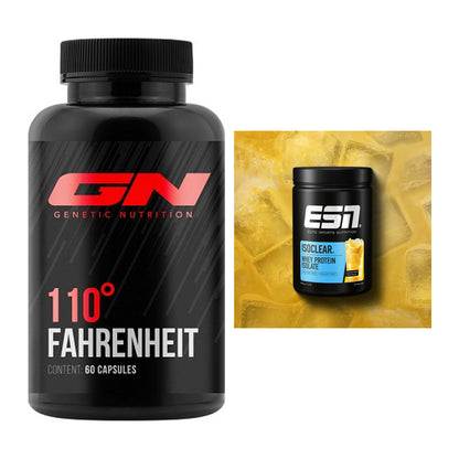 Diät-Duo: GN 110 Fahrenheit Burner + ESN ISOCLEAR Whey Isolate – alle enthaltenen Artikel