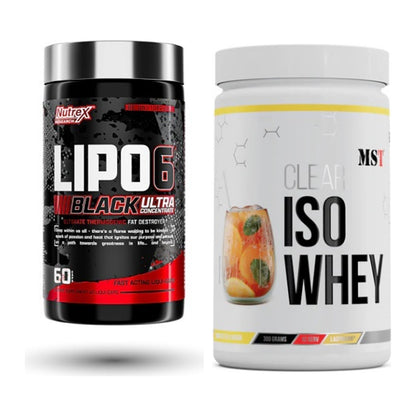 Diät-Duo: Nutrex Lipo 6 black Ultra + MST Iso Clear – alle enthaltenen Artikel