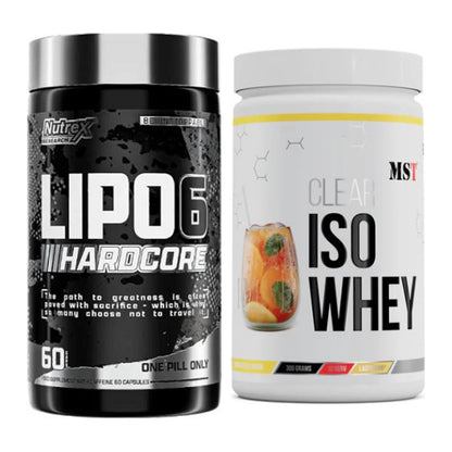 Diät-Duo: Nutrex Lipo 6 Hardcore + MST Iso Clear – alle enthaltenen Artikel