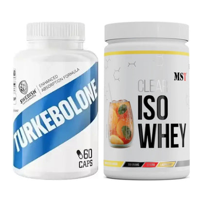 Diät-Duo: Swedish Supplements Turkebolone + MST Iso Clear – alle enthaltenen Artikel
