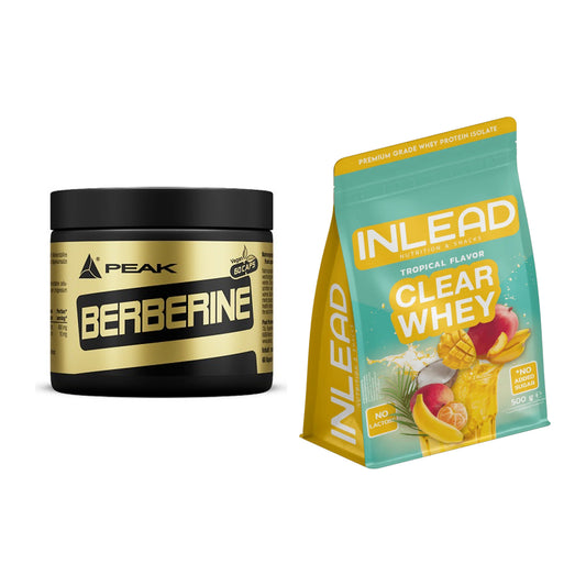 Diät-Duo: Peak Berberine + INLEAD Clear Whey Isolate – alle enthaltenen Artikel