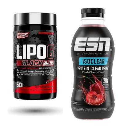 Diät-Duo: Nutrex Lipo 6 black Ultra + ESN Isoclear RTD – alle enthaltenen Artikel