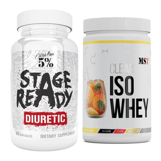Diät-Duo: 5% Nutrition Stage Ready Diuretic + MST Iso Clear – alle enthaltenen Artikel