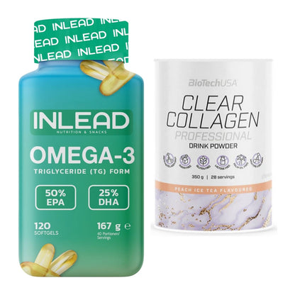 Diät-Duo: INLEAD Omega-3 + BioTech Clear Collagen – alle enthaltenen Artikel