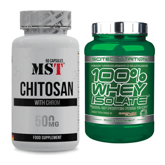 Diät-Duo: MST Chitosan + Chrom + Scitec Whey Isolate – alle enthaltenen Artikel